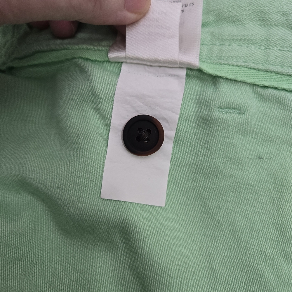 PATAGONIA Women Organic Cotton Slub Woven 5" Shorts Pistachio Green‎ 12 - Picture 12 of 13